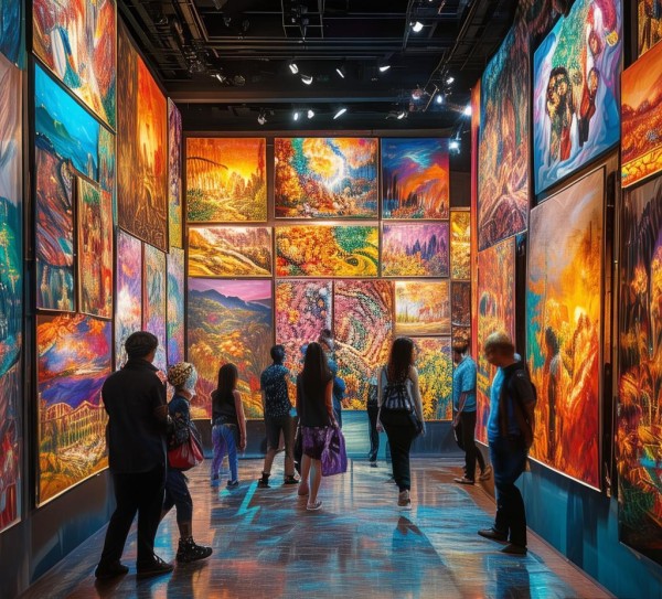 223年XX月XX日—滑县数字油画展—让艺术之光照亮滑县